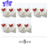 Ideamini女韩版短袜船袜子女浅口可爱日系夏季薄款爱心后跟ins潮货源袜子