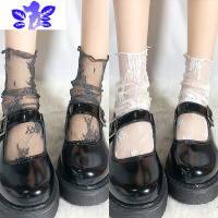 Ideamini每满300减-30白蕾丝袜夏薄短款搭配玛丽珍皮鞋日系ins潮jk短袜女袜子