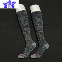 Ideamini专业女生跳绳袜子马拉松长跑高筒小腿袜运动健身跳绳瘦腿长压缩袜袜子