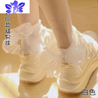 Ideamini蝴蝶结袜子女后跟中筒送男朋友可爱猛男之袜日系jk蕾丝花边洛丽塔袜子