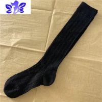 IdeaminiChris韩国jk小腿袜麻花镂空透气及膝小腿袜子女纯色学院风日系薄袜子