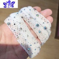 Ideamini2022新款韩版甜心辣妹烫钻Bling渔网袜性感欧美风蹦连裤袜女ins潮丝袜