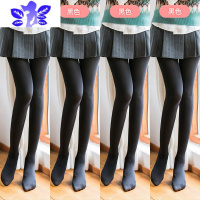 Ideamini丝袜女春秋款光腿肉色器中厚连裤袜薄款黑色加厚打底裤袜