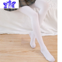 Ideamini白色丝袜连裤袜春秋中厚成人舞蹈袜显瘦薄款加肥加大码打底裤