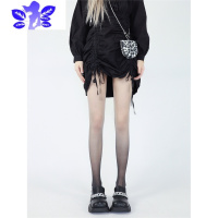 IdeaminiAY To films 黑灰渐变色丝袜12D薄款千禧辣妹个性彩色性感