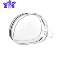 Ideamini隐形文胸透明半圆收纳盒精致胸贴乳贴PVC旅行便携防压内裤包装盒