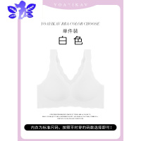 Ideamini云朵无尺码内衣女夏季薄款高中学生少女运动美背心睡眠文胸罩