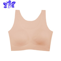 Ideamini无尺码U型美背内衣少女薄款显胸小聚拢背心女云朵运动文胸罩袜子