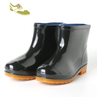 喻娄品牌雨鞋雨靴男士短筒防滑水鞋厨房胶鞋半高筒雨靴雨鞋工作