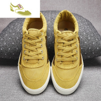 喻娄品牌欧美学生复古硫化帆布鞋轻便舒适潮流时尚男式平底系带板鞋四季