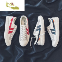 喻娄品牌港风帆布鞋男白鞋韩版潮流英伦百搭休闲板鞋小白鞋夏季男鞋子潮鞋