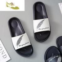 喻娄品牌凉拖鞋男士2019新款潮拖夏季个性潮流室外沙滩夏天外穿情侣一字拖