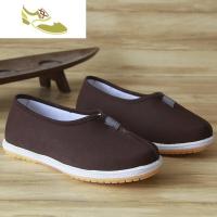喻娄品牌中国风西山男鞋休闲鞋中式古装复古罗汉僧鞋耐磨居士布鞋