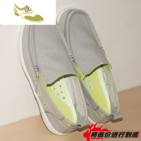 喻娄品牌夏季cross男沃尔卢帆布鞋休闲鞋一脚蹬懒人鞋布鞋透气男鞋