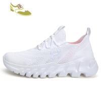 喻娄品牌2019新款轻便舒适男款跑步鞋春夏透气网面飞织男休闲运动鞋男士低帮鞋