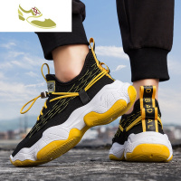 喻娄品牌村炮新款透气男士运动休闲鞋刀锋鞋百搭韩版潮流男鞋舒适跑步鞋潮