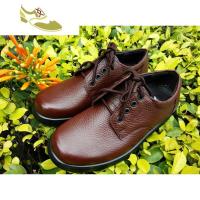 喻娄品牌厨师皮鞋男 防滑耐磨耐穿休闲皮鞋 圆头舒适爸爸鞋 工作鞋116男士低帮鞋