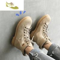 喻娄品牌马丁靴男秋冬韩版潮流百搭工装鞋子男士休闲短靴英伦风男鞋沙漠靴