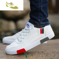 喻娄品牌帆布鞋男夏季透气2019新款百搭休闲韩版小白鞋运动潮流软底