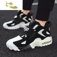 喻娄品牌鞋子男高帮秋季2019新款运动篮球鞋韩版潮流百搭休闲男鞋学生板鞋男士高帮鞋