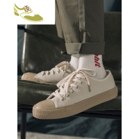 喻娄品牌坏兔子BADRABBIT自制低帮帆布鞋男韩版百搭小脏橘帆布鞋休闲港风