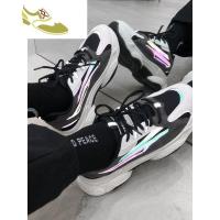 喻娄品牌@港仔文艺男 复古男士反光厚底街头潮牌运动鞋潮流百搭学生低帮鞋男士低帮鞋