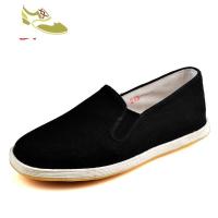 喻娄品牌布鞋舒适男鞋手工千层底耐磨牛筋中老年太极练功鞋男士低帮鞋