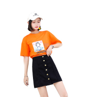 牛仔短裙女2019年夏季新款高腰显瘦时尚休闲清凉韩版潮流裤裙