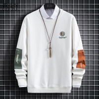 歌爱妮2021春装长袖T恤男士潮流体恤小衫青少年学生春秋季上衣服卫衣男