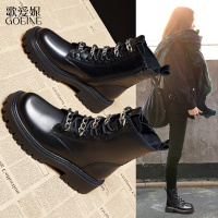 歌爱妮2021马丁靴女英伦风年新款时尚帅气机车短靴ins潮春秋单靴子