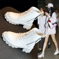 歌爱妮2021马丁靴女鞋年新款瘦瘦靴子秋季薄款春秋季单靴短靴秋冬季