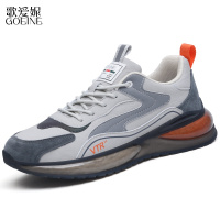 歌爱妮2021男鞋潮鞋秋冬新款真皮时尚运动鞋男韩版百搭爆米花男士休闲鞋