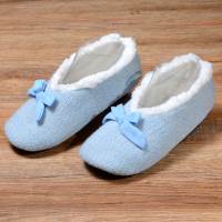 Ideamini毛线地板袜秋冬成人保暖早教袜套女加绒加厚家居袜子防滑地毯鞋袜袜子