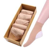 Ideamini俊竹丝袜水晶丝足跟 防裂袜子 女士春夏季薄款脚裂袜后跟开裂袜子袜子