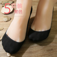 Ideamini5双装 女士平板棉布浅口隐形船袜吸汗短袜夏季薄款低帮袜子袜子