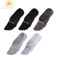 Ideamini唐城故事五指袜男夏季薄款棉硅胶防滑浅口船袜网眼透气隐形袜袜子