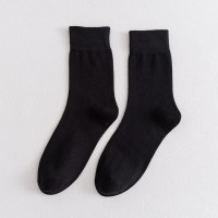 Ideamini男士正装商务中筒袜子男西装皮鞋长袜黑色灰棉西裤长筒袜袜子