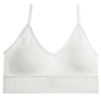 Ideamini会呼吸的大露背~六楼法式内衣女超薄无钢圈三角杯美背文胸抹胸