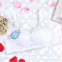 Ideamini内衣女文胸薄款裹胸式小胸性感聚拢学生抹胸高中少女白色加厚胸罩抹胸