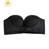 Ideamini无肩带文胸内衣女聚拢防滑隐形抹胸式裹胸薄款大胸显小胸前扣无带抹胸