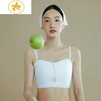 Ideamini束胸内衣女显胸小塑胸les绷带t抹胸收胸裹胸缩胸学生大胸显小运动抹胸