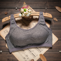 Ideamini棉透气小胸平胸无钢圈薄背心学生高中少女内衣运动抹胸裹胸文胸抹胸