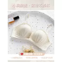 Ideamini诱曼防滑无肩带内衣少女小胸聚拢无钢圈文胸套装性惑胸罩抹胸夏天抹胸