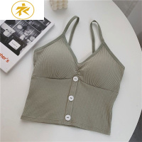 Ideamini美背内衣女抹胸聚拢吊带打底小背心女内搭上衣露肩外穿带胸垫秋冬