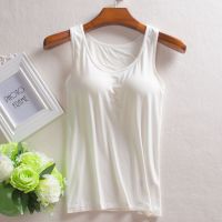 Ideamini带胸垫免穿文胸一体抹胸莫代尔瑜伽内衣夏季外穿薄款小吊带背心女