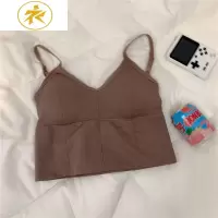 Ideamini美背小吊带背心性感内衣女无钢圈学生少女防走光运动内搭裹胸抹胸