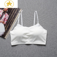 Ideamini白色抹胸打底防走光内衣学生高中少女美背吊带裹胸胸罩文胸小背心