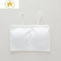 Ideamini吊带背心打底防走光无钢圈裹胸式内衣女抹胸文胸学生高中少女细带