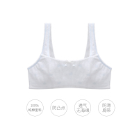 Ideamini女童内衣发育期小学生小背心儿童女孩成长文胸防凸点棉里内穿10