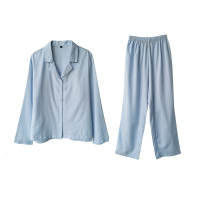 Ideamini我们是正的朋友小S徐熙娣同款睡衣女长袖开衫棉布家居服套装睡衣